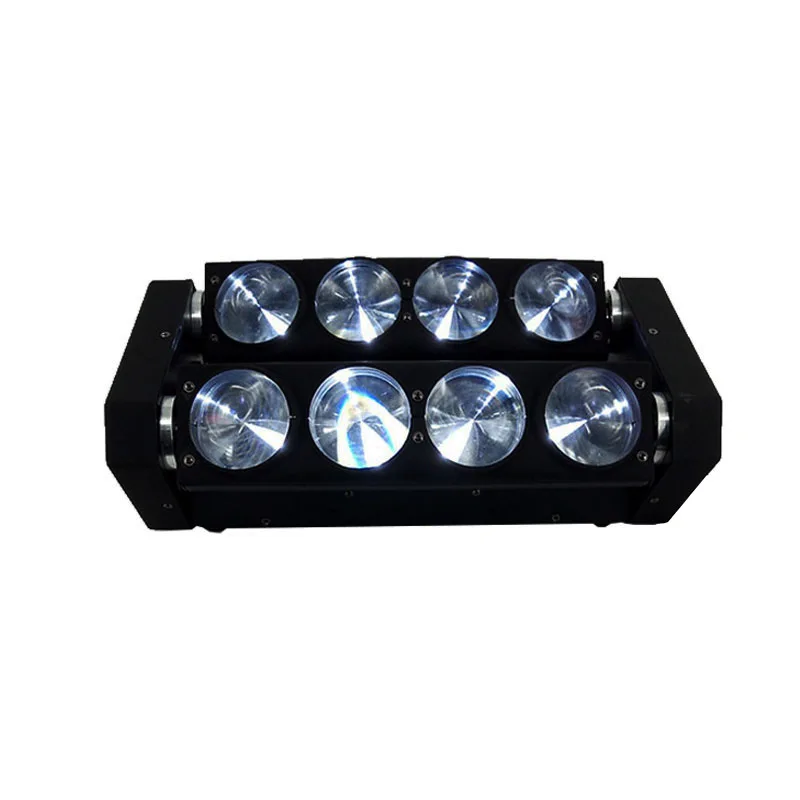 

4pcs/lot New LED Spider 8x10W RGBW Beam Moving Head Stage Light DMX512 Controller Good effect DJ Disco Show Night Equipment