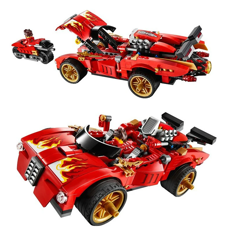 

BELA 9796 X-1 NinjagoINGlys Kai Charger Activate Interceptor Building Blocks Set Birthday Gifts Kids Toys 2018 Ninja go 70727