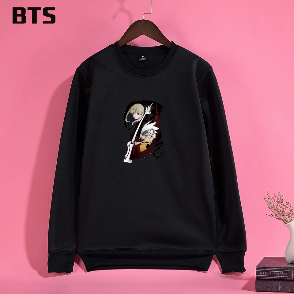 BTS Soul Eater толстовки Mulheres Новая Мода Hipster брендовая Толстовка Женская Harajuku горячая Распродажа милые женские толстовки