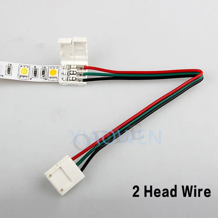 3pin 5 шт./лот 10 мм разъем для одноцветной светодиодной ленты ws2811 ws2812B два разъема