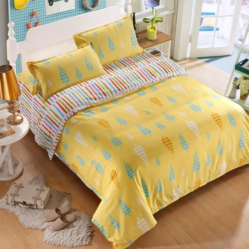

NoEnName Bedding Sets Cotton Set Purple Urban Style Good Quality Soft duvet Cover Bed Set Queen Full Size 3/4 Pcs Drop Shipping