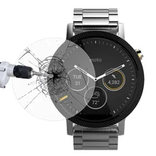 Link Dream Premium Tempered Glass Screen Protector Ultra Slim 9H Clear Toughened SmartWatch Cover Film for
