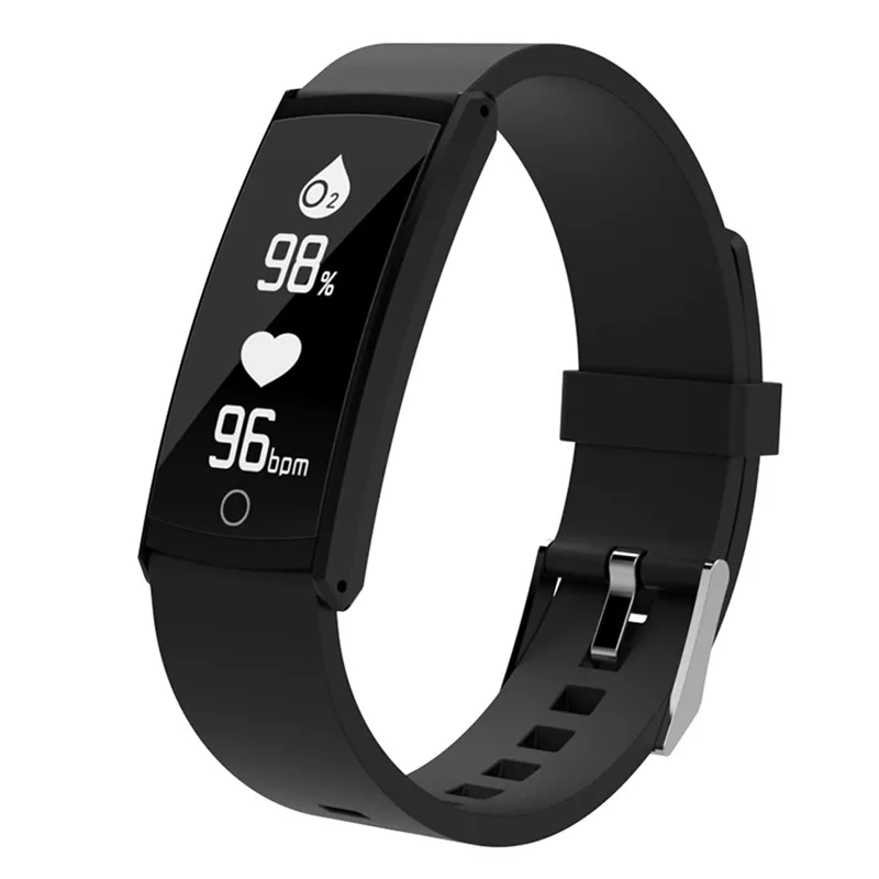 

YISUYA Women Smart Watch Bluetooth Wristband for IOS Android Pedometer Distance Heart Rate Monitor OLED Screen Men Sport Clock