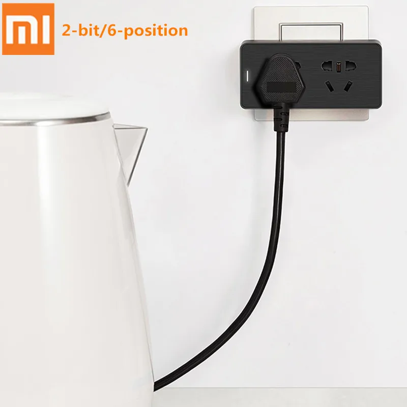 

2019 Xiaomi TZ0200 Two-bit Converter patch panel overload protection socket Wireless conversion Soft light indicator Converter