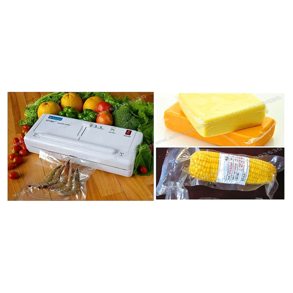 Free shipping 220V/110V SINBO DZ-280 Household food Vacuum Food Sealer Machine with 10pcs Plastic Bag,Vacuum Sealing Machine