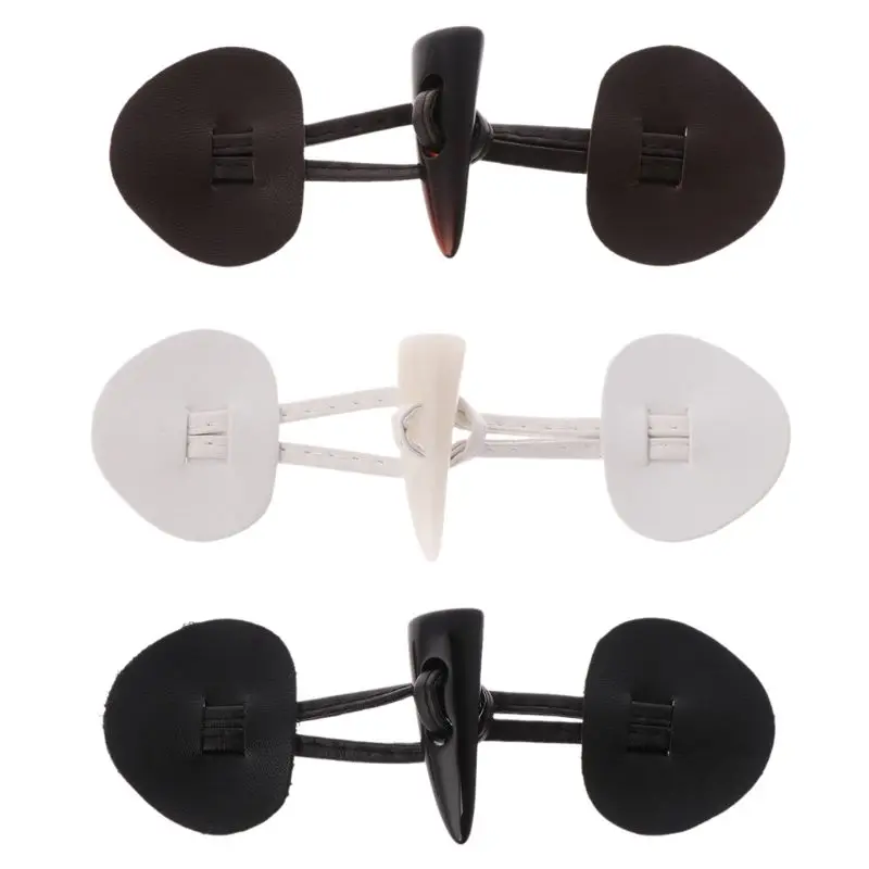 

6 Pairs/Set Ox Horn Leather Toggle Closure Buttons Coat Jacket Duffle Shawl Clothes Sewing DIY Apparel Crafts