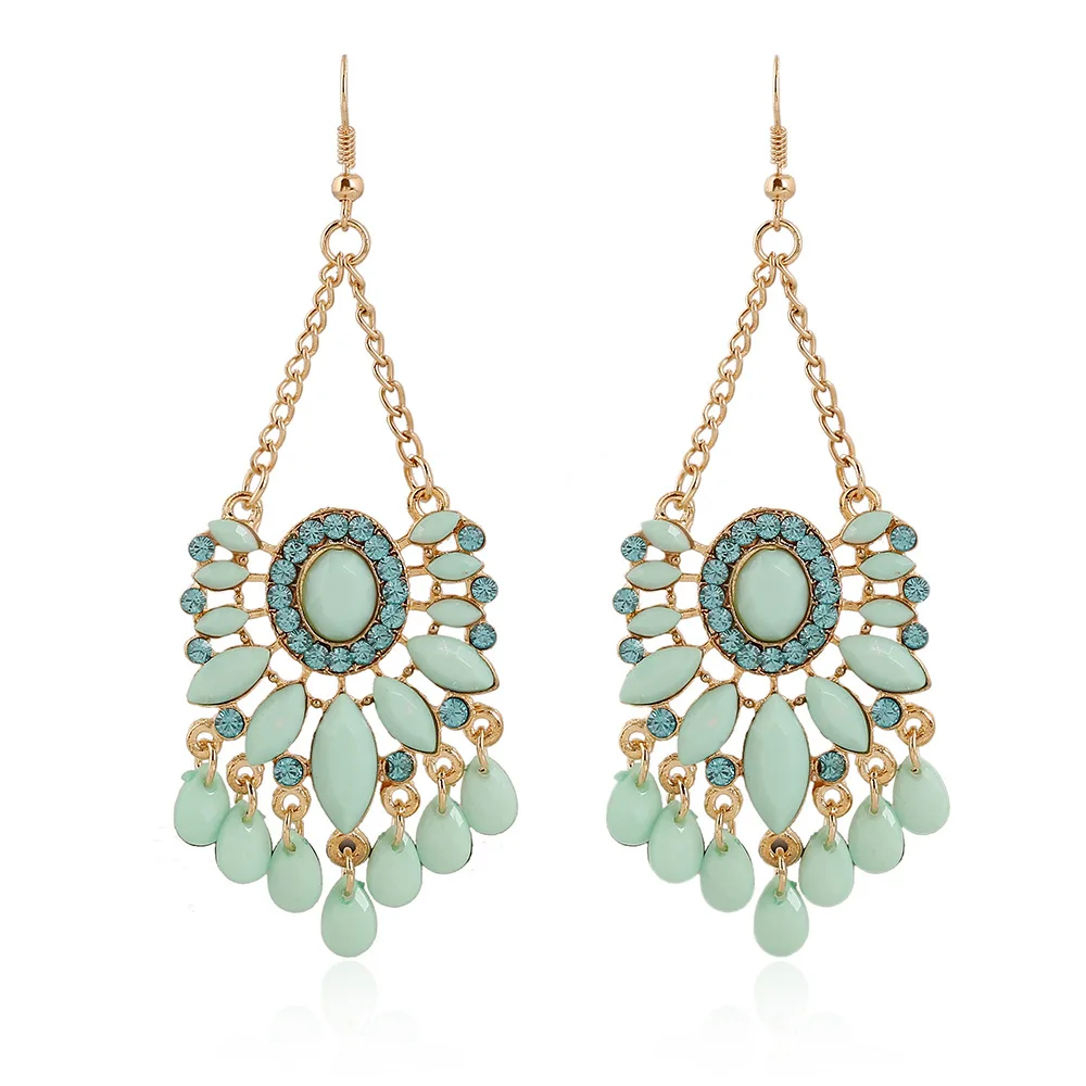 2017 Fashion Drop Earrings Vintage Long Tassel Statement Dangle