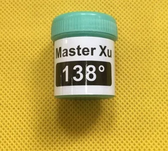 

solder paste 138 degree Master xu solder paste low temp AFM-690-A6 138 degree for repairing iPhone X board 138degree 50g