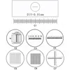 C1 - C7 Optical Glass Microscope Calibration Slides Eyepiece Reticle Ruler Microscope Stage Micrometer for Eyepieces Measurement ► Photo 1/6