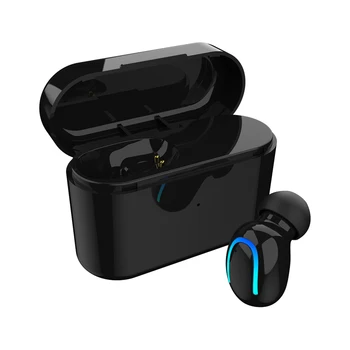 

Mini Invisible Bluetooth 4.1 Headphone Wireless Single Earpiece In-ear Business Earbud Portable Earphone with Mic/Case