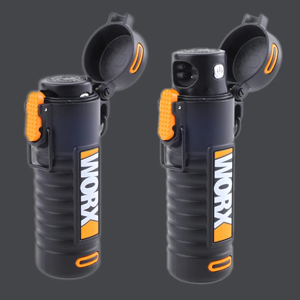 GERUI Cylinder Dual Pulsed Arc Lighter USB Waterproof and windproof Rechargeable Flameless