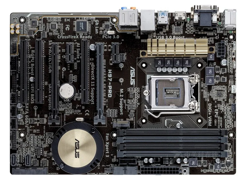  original motherboard for ASUS H97-PRO DDR3 LGA 1150 for I3 I5 I7 CPU USB2.0 USB3.0 32GB H97 desktop