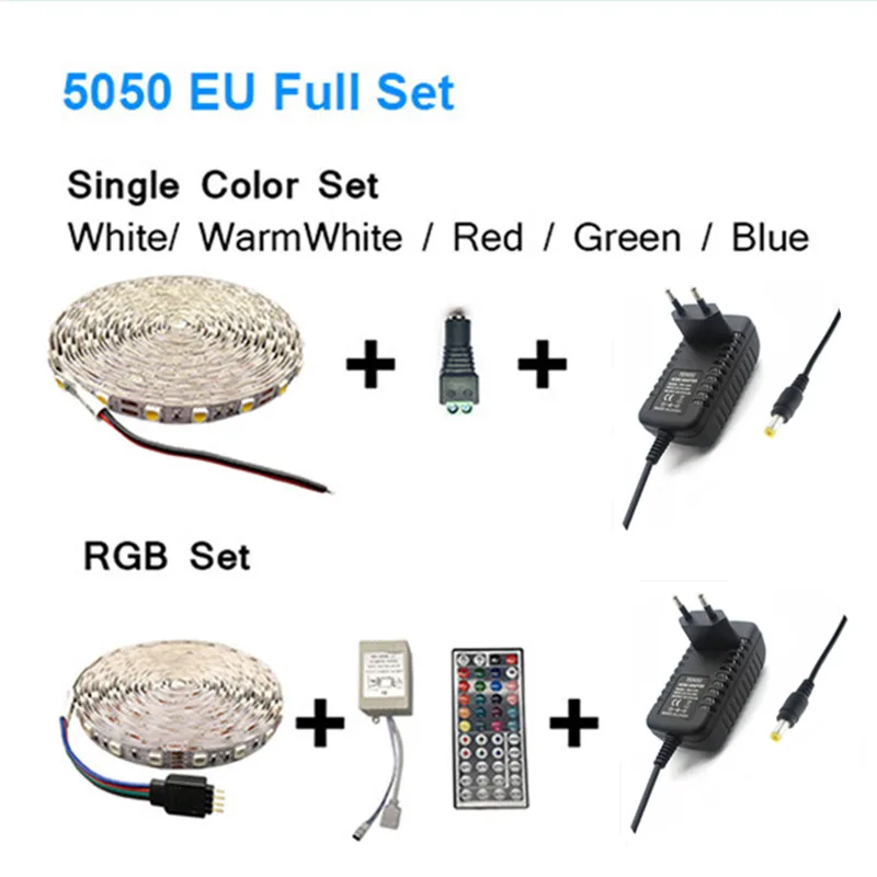 Won SMD RGB Светодиодный светильник 5050 2835 10 м 5 светодиодный rgb светодиоды лента