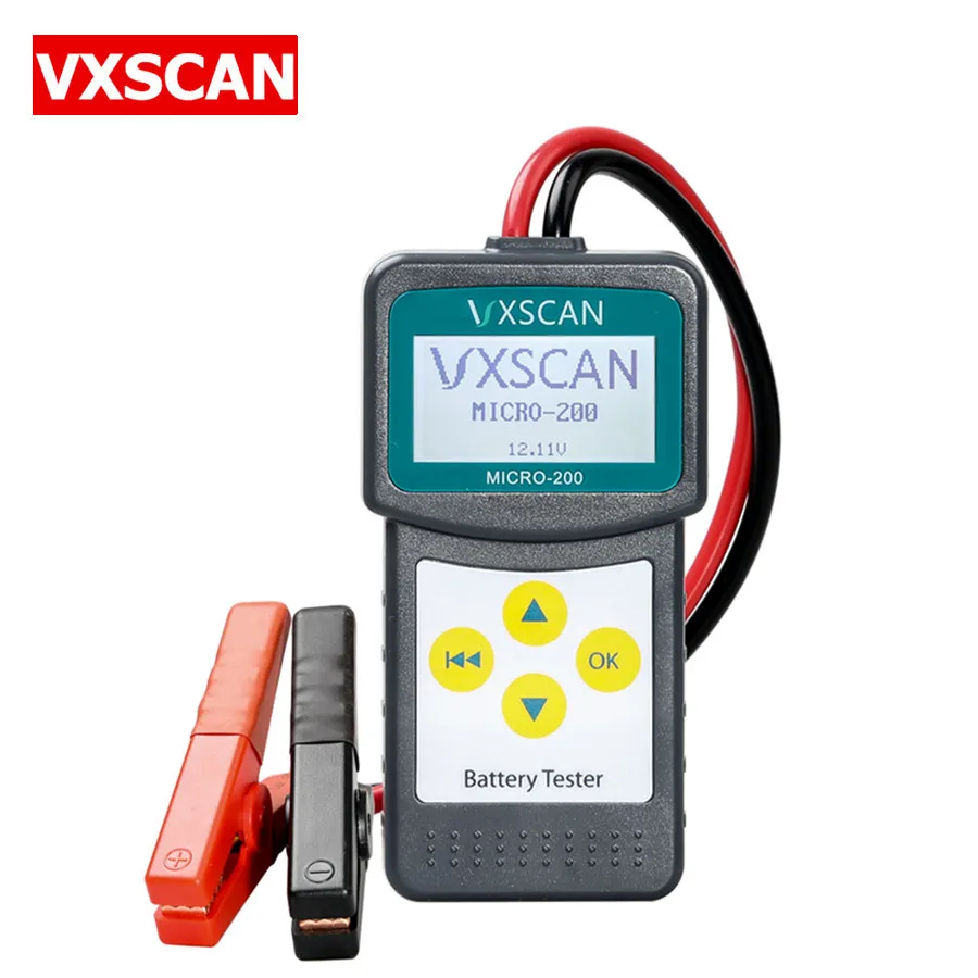 VXSCAN автомобильный тестер батареи/анализатор MICRO 200 для 12 вольт транспортных