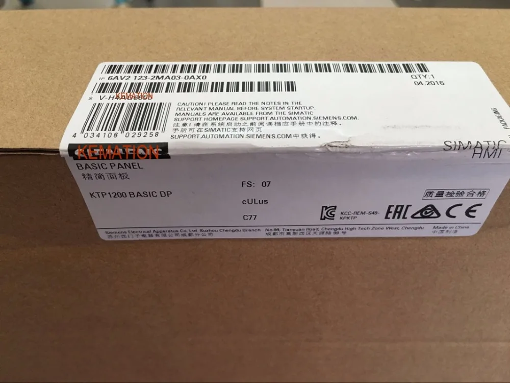 SIMATIC 6AV2123-2MA03-0AX0 KTP1200 ичм 6AV2 123-2MA03-0AX0 12 &quotTouch Панель 6AV21232MA030AX0 | Обустройство дома