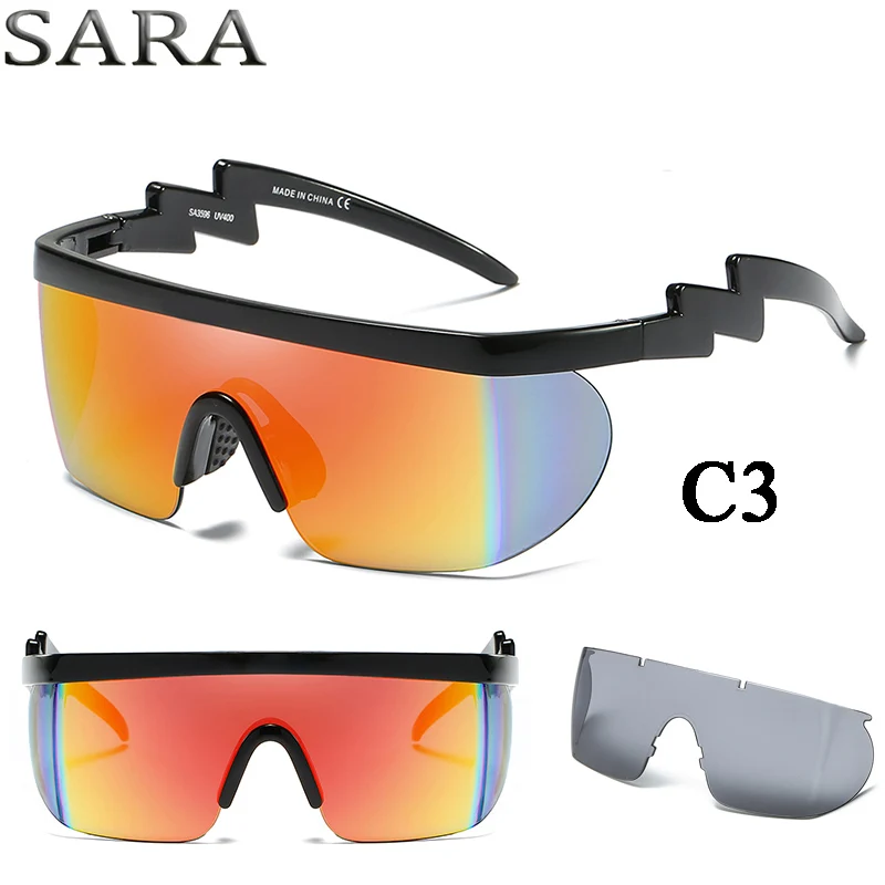 Горячее предложение! Распродажа! Новые модные солнцезащитные очки NEFF, унисекс, мужские/женские очки, уличные спортивные солнцезащитные очки, 2 линзы, фирменный дизайн, Oculos de sol Masculino - Цвет линз: C3