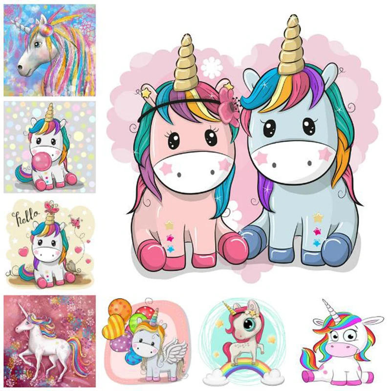 5D Diy Full Round/square Diamond Painting Cross Stitch Diamond Embroidery Unicorn Animals Picture Diamond Mosaic Home Decor