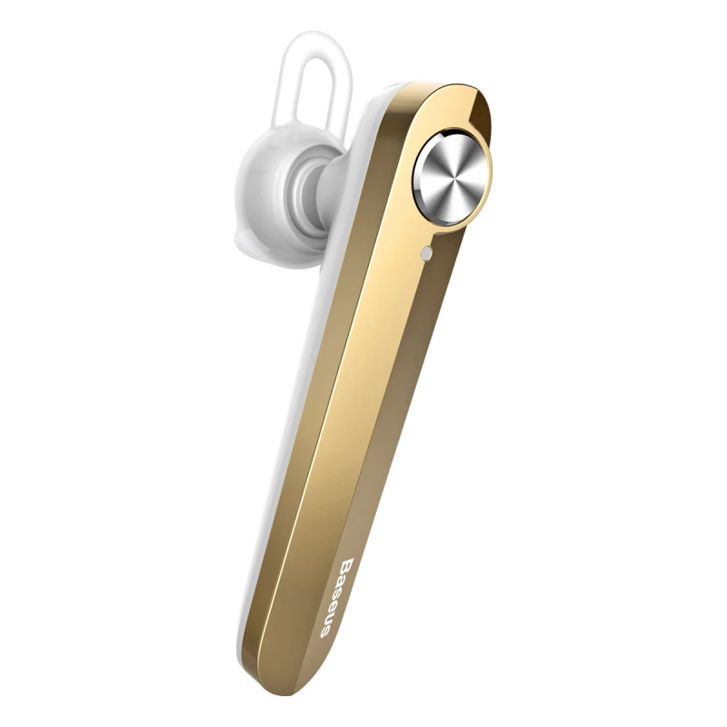 Baseus A01 Беспроводная гарнитура Bluetooth Наушники V4.1 Bluetooth наушники с микрофоном наушники для телефона Fone De Ouvido - Цвет: Gold