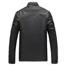 Autumn Winter Motorcycling pu Leather Jackets Faux