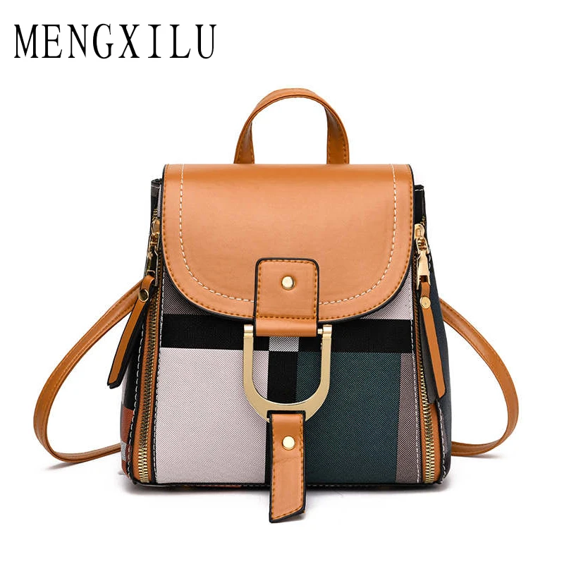 

New Designer Fashion Women Leather Backpack Quality Mini Multi-Function Small Backpack Female Ladies Shoulder Bag Bolsa Feminina