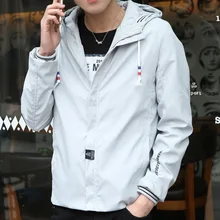 2016 Men s Clothing long Sleeve Spring Autumn Good QualityKorean version of casual hooded jacket casual