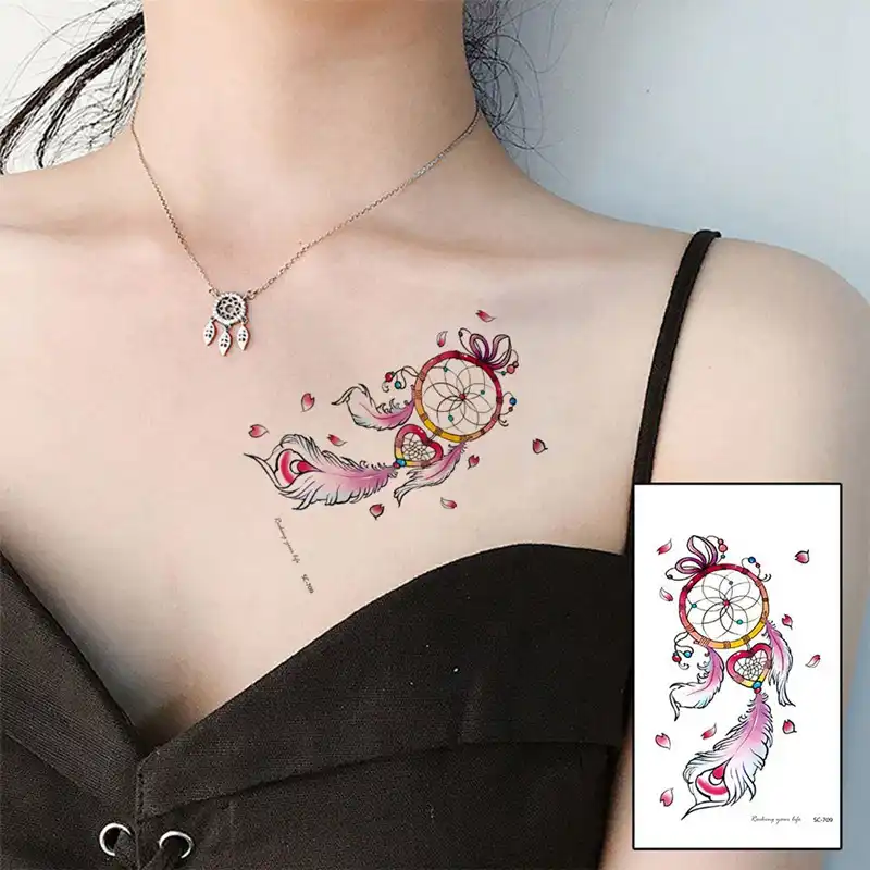 Cute Chest Tattoos For Females