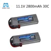 Hobby hub – batterie Lipo pour télécommande, 11.1 v, 3S, 2800 MAH, 30C, pour avion, jouet, 11.1 v, 2800 MAH, 30c ► Photo 3/3