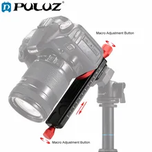 PULUZ макро фокусировочные направляющие слайдер крупным планом съемный штатив головка БЫСТРОРАЗЪЕМНАЯ пластина Держатель с винтом 1/4"