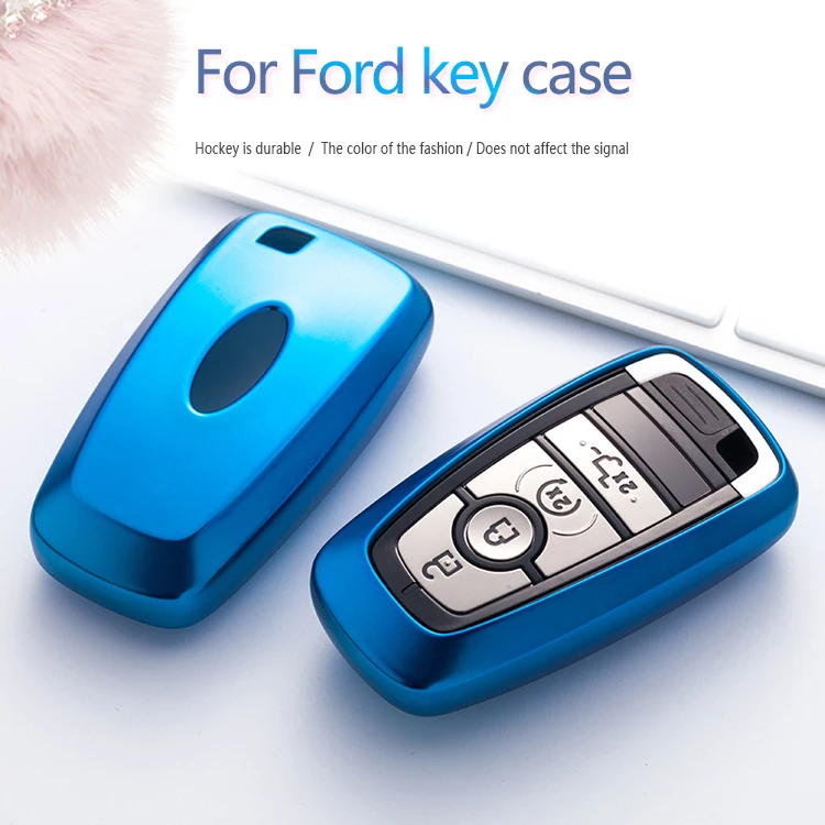 Kukakey ТПУ автомобильный ключница чехол для Ford 2017 Новый проводник Телец Mondeo EVEREST