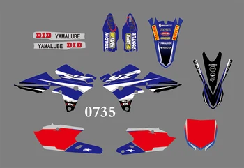 

3M TEAM GRAPHICS BACKGROUNDS DECALS STICKERS FOR YAMAHA YZ250F YZ450F 2014 2015 2016 2017