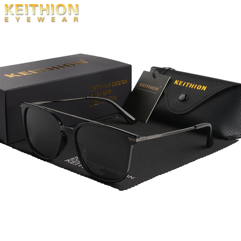 KEITHION Fashion Men Cool Square Style Gradient Sunglasses Driving Vintage Brand Design Cheap Sun Glasses Oculos De Sol