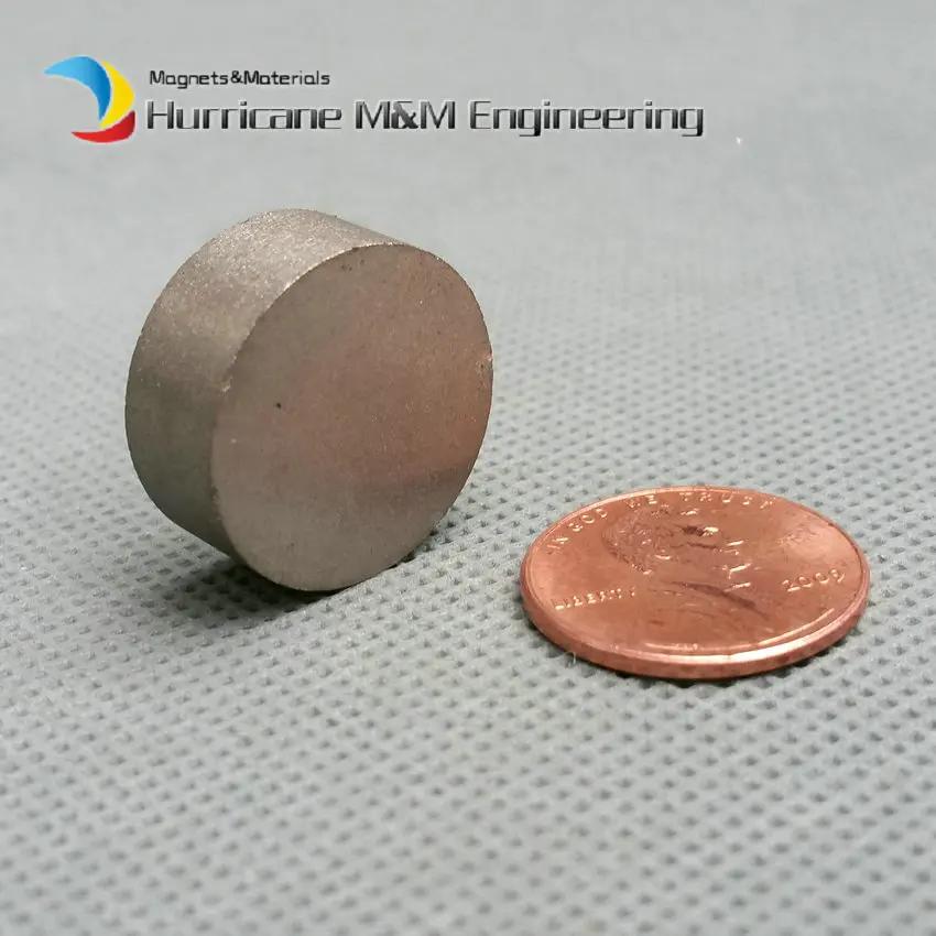 

10 pcs SmCo Magnet Disc Dia 20x8 mm 0.28" cylinder, 350degree C High Temperature Permanent Rare Earth Magnets