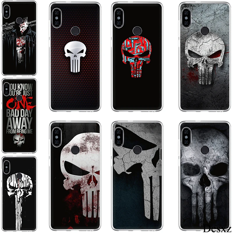 Case Cover For Xiaomi Redmi 3 3S 4 4A 4X 5 5A Plus 6 6A S2 7 Go Pro Prime Punisher hard PC cases | Мобильные телефоны и
