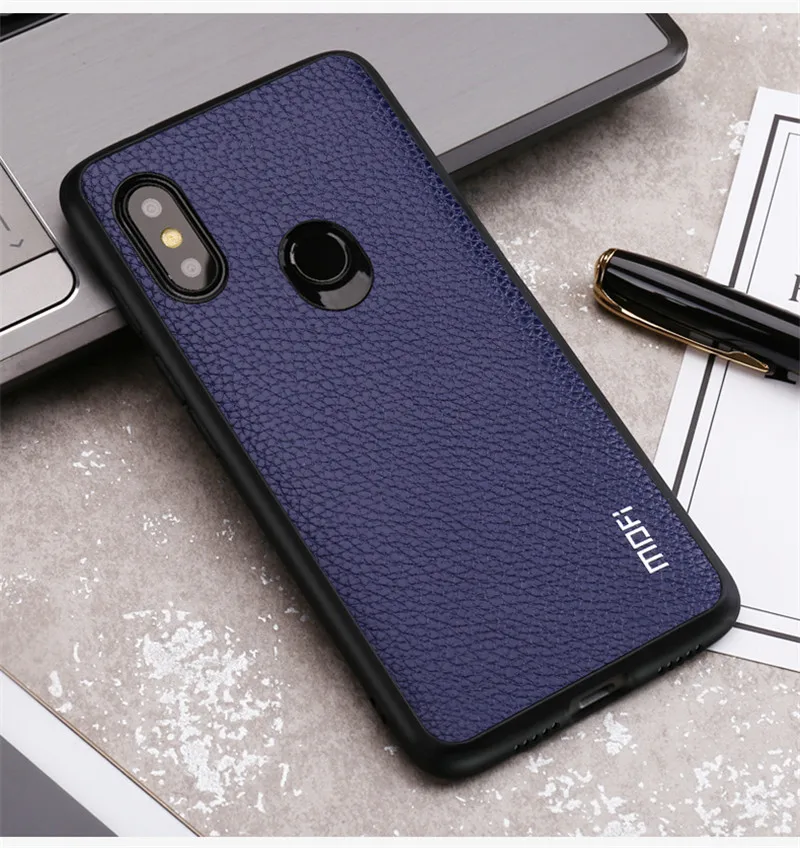 Для Xiaomi mi 8 Se чехол Mofi для Xiaomi mi 8 чехол твердая задняя крышка из искусственной кожи для Xiaomi mi 8 чехол синий mi 8Se чехол коричневый