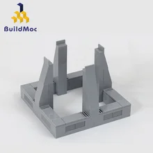 BulidMOC креативная серия Аполлон Сатурн V Запуск платформы запуск автомобиля игрушки для детей в игрушки C138