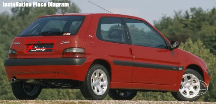 Liislee автомобиля Обратный Парковка заднего вида Камера для Citroen Saxo Xsara/Car резервного копирования amera/HD CCD RCA/ поворотника Камера