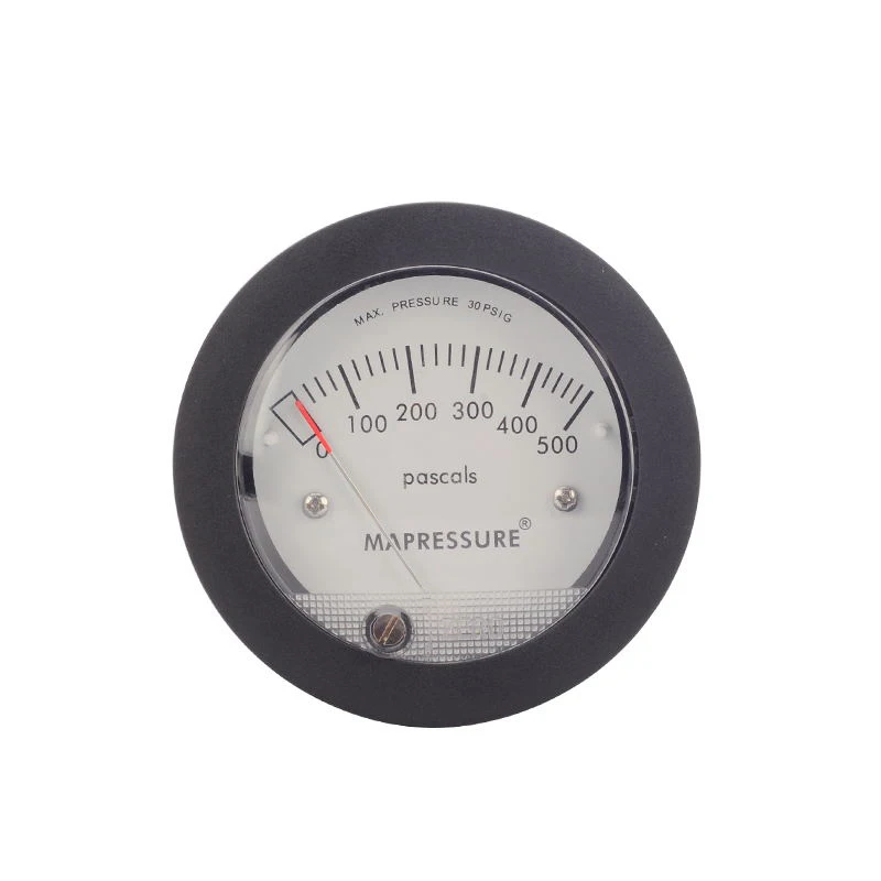 

TE5000 Air Differential Pressure Gauge Mini Size Easy to Mounting Pointer Rated Pressure 0-500PA