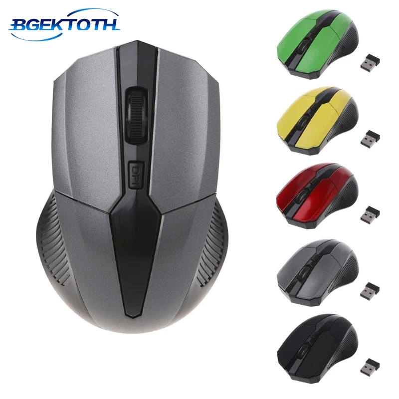 

Fashion Design Gaming Mouse 2.4GHz Mice Optical Wireless Mouse USB Receiver PC Computer Mouse Feb24