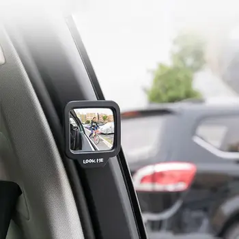 

Auto Extra Rearview Mirror Eliminate Blind Point For Car Safety 270 Degree Wide Angle Car Rear Magnet Mirror