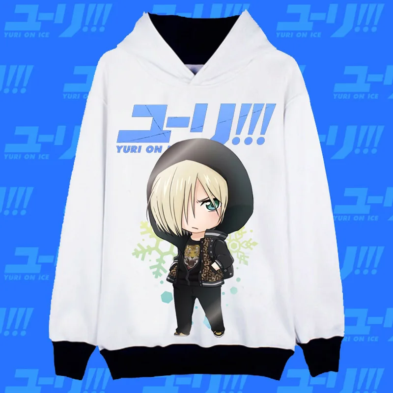 Cosworld YURI!!! On ICE Yuri Victor Katsuki Yuri Men Women Jacket Coat Sweatshirt Casual Anime Sportswear Hoodie (3)