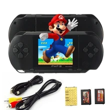 PXP3 Игры Игроки Консоли 16 Бит 2.7 Дюймов Портативный Видео Игры Ретро Megadrive 150 + Игры с 2 шт. игра в Карты