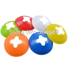 free shipping font b football b font training plates obstacles 20pcs lot environmental plastic flower shaped