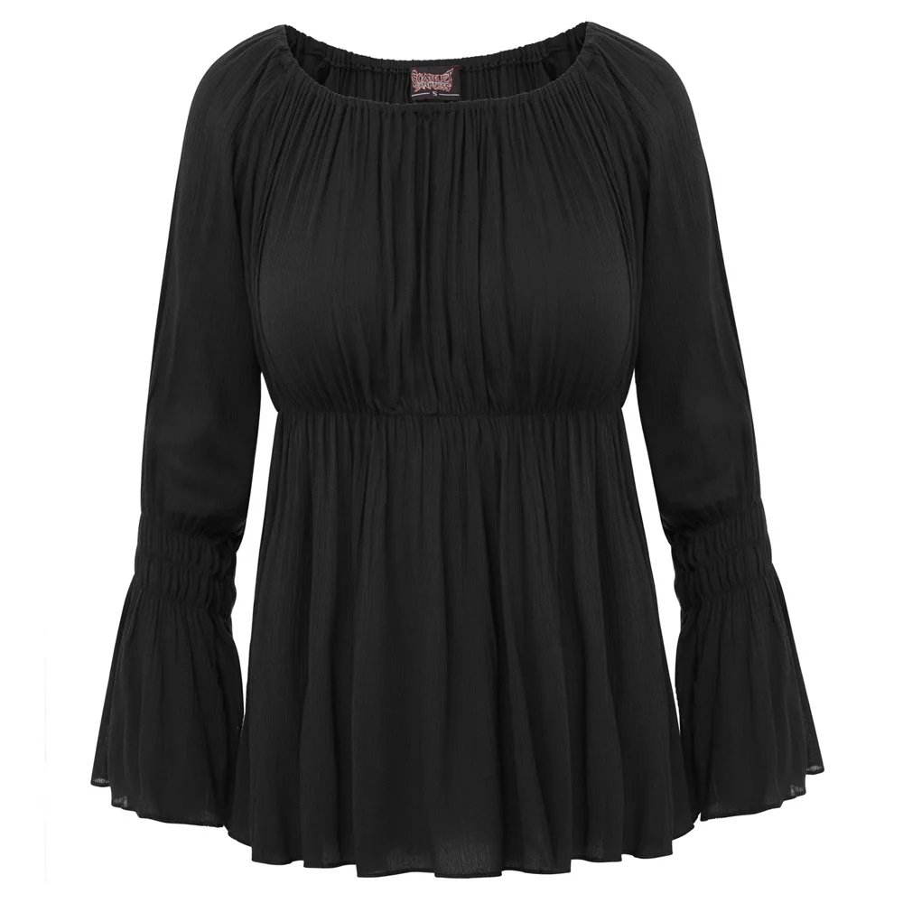 gothic long sleeve tops