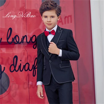 

Children's suit jacket boy dress suit British wind small suit in the big boy host costume new wave