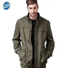 Новая мужская Тактическая Военная куртка осень стоячий воротник мульти-карман хлопок размера плюс куртка для мужчин на открытом воздухе Охота Спортивные пальто