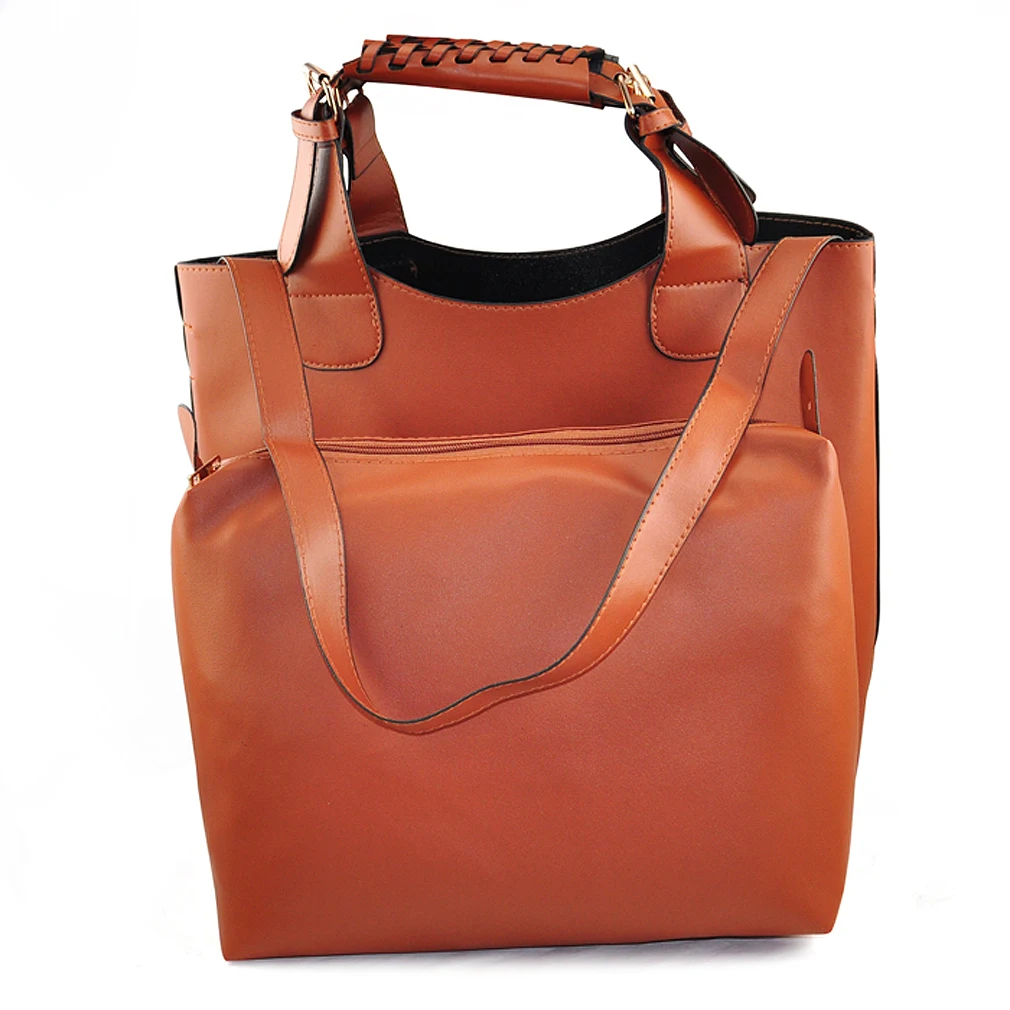 

Celebrity Style Shopper Shopping Totes Hobo Shoulder Bag - Brown