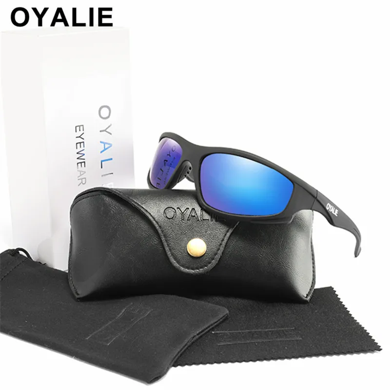 OYALIE 2019 New Polarized Sun Glasses Retro Drivers Night Vision Sunglasses Driving UV400 Goggles Men Accessories With Gift Box