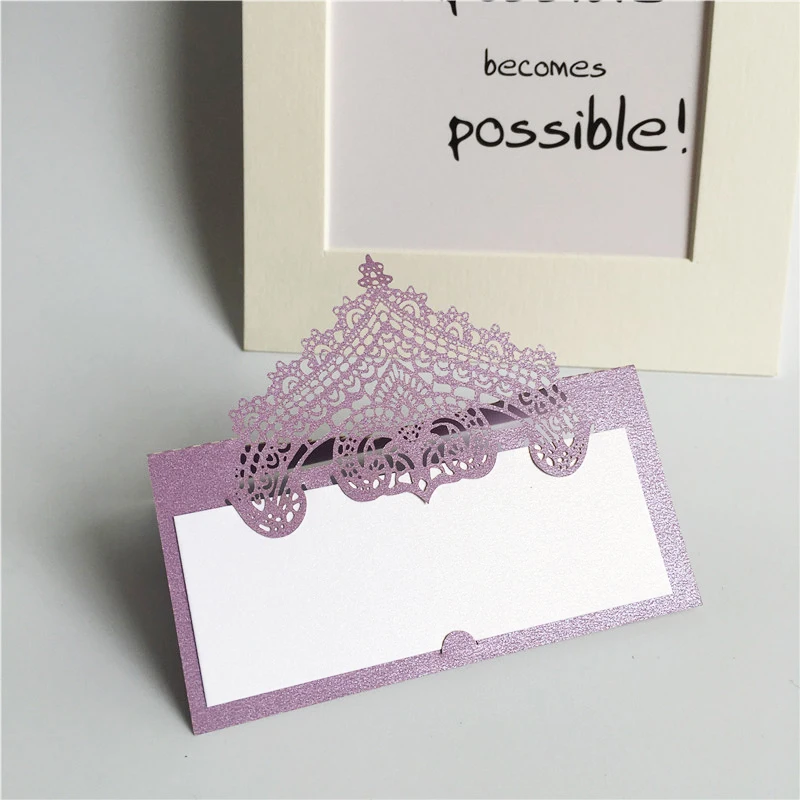 10pcsLot Wedding Decoration Name Place Cards table card place Christmas Birthday Party Invite Cards Table Decoration Favor 5zSH935 (33)