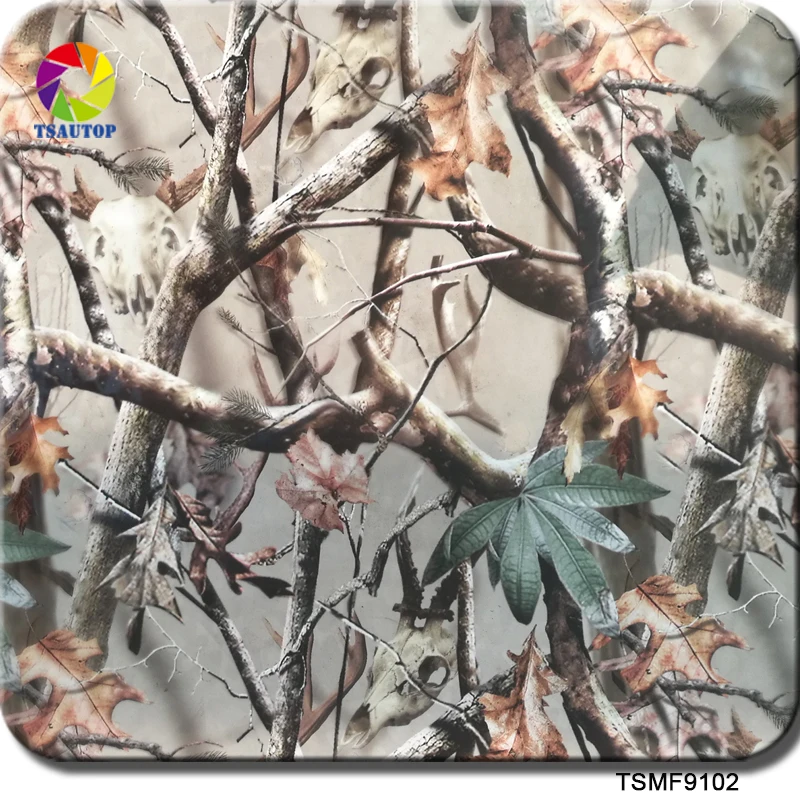 TSMF9102 10M*1M Camouflage Withered Grass Camo Water Transfer Printing