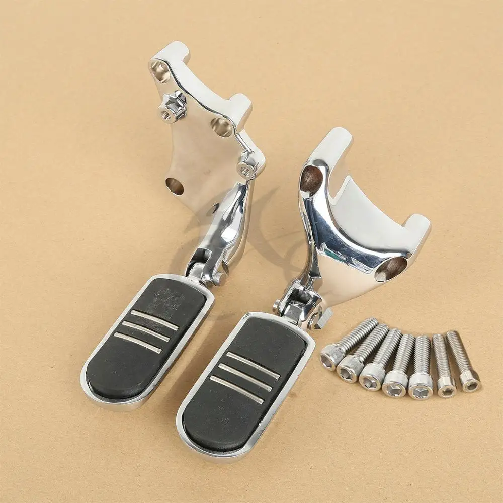 Motorcycle Passenger Foot Pegs & Mount Kit For Harley Sportster XL 1200